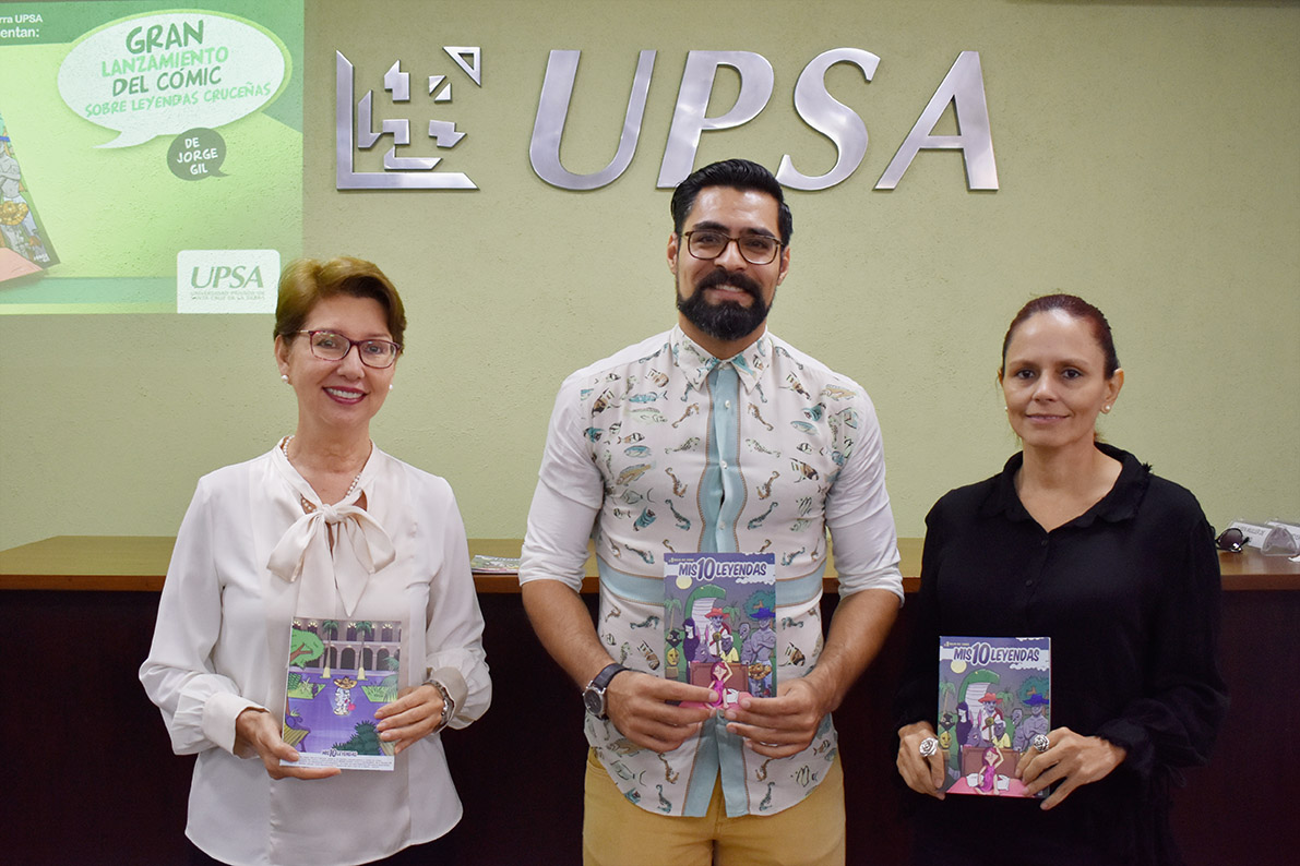 Leyendas cruceñas en cómic de docente UPSA