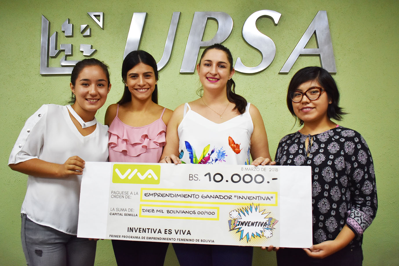 Sitio Web creado en la UPSA obtuvo primer lugar en el concurso Inventiva